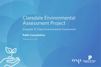 Claredale Environmental Assessment  Overview  Problem Solving Process  Alternative 3B  Evaluation