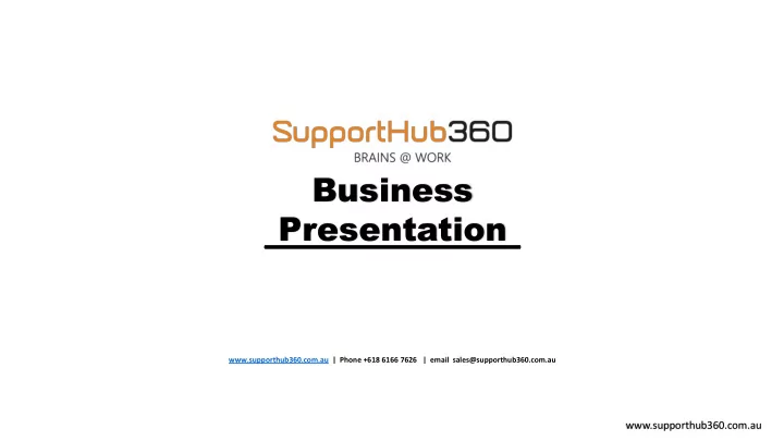 presentation