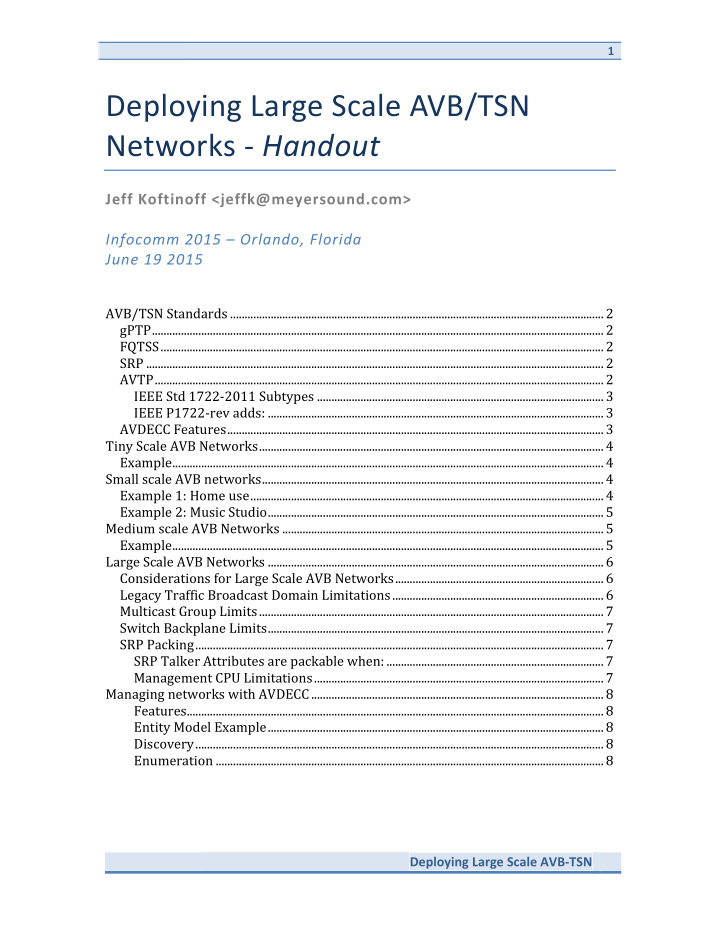 deploying large scale avb tsn networks handout