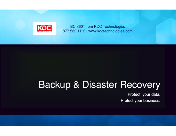 backup disaster recovery backup disaster recovery