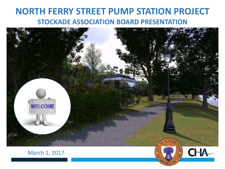 north ferry street pump station project
