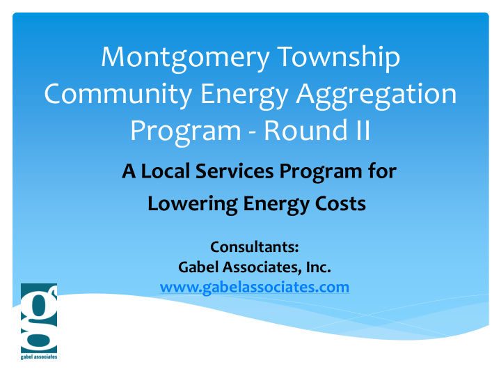community energy aggregation