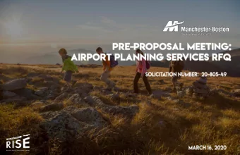 Question and Answer Period  flymanchester.com  D  E  P  C  Full RFQ is published on the