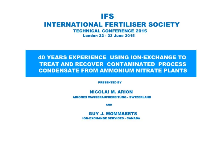 ifs