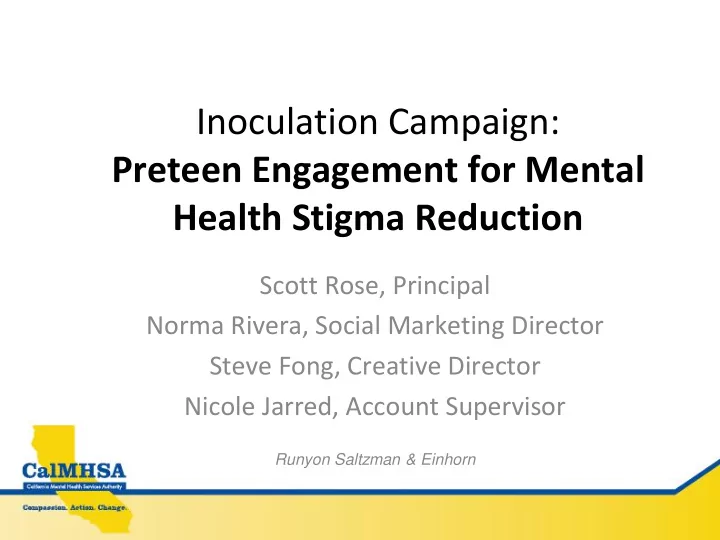 inoculation campaign