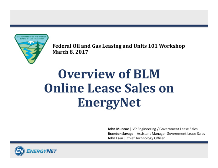 overview of blm online lease sales on energynet
