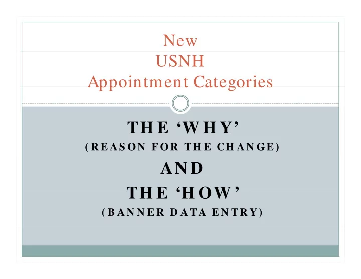 new usnh appointment categories appointment categories th