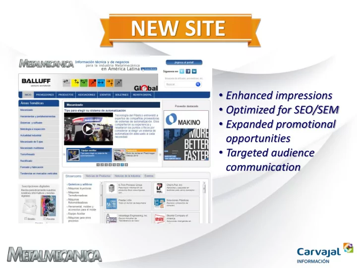 new site