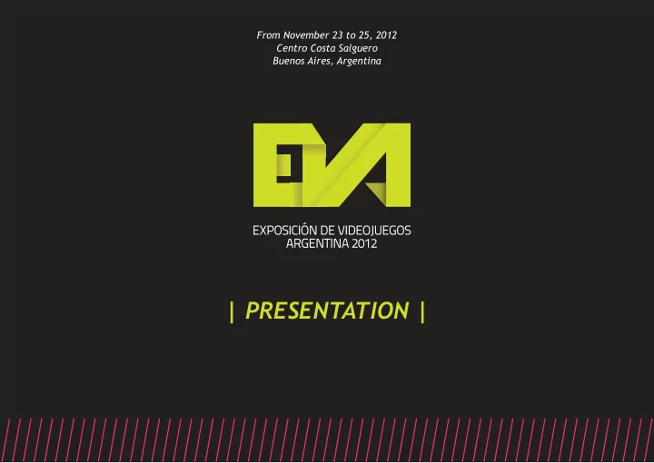 presentation from november 23 to 25 2012 centro costa