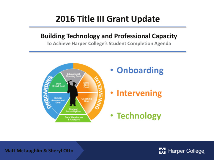 2016 title iii grant update