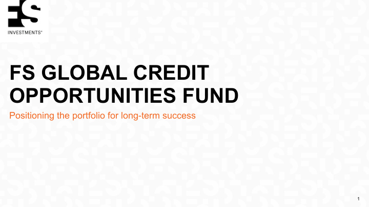 fs global credit opportunities fund