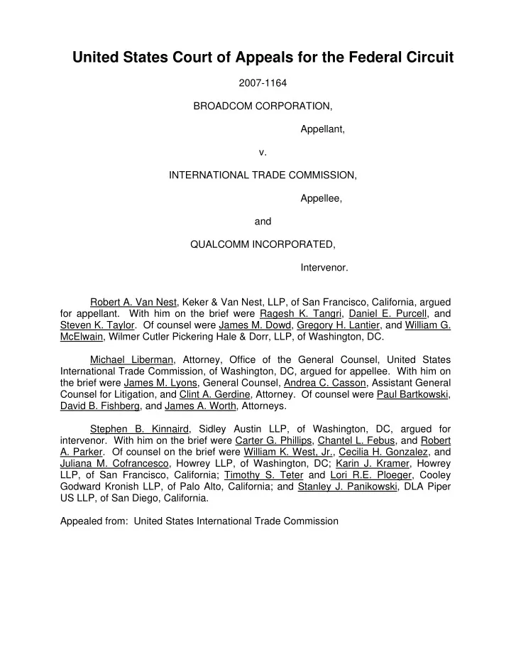 united states court of appeals for the federal circuit