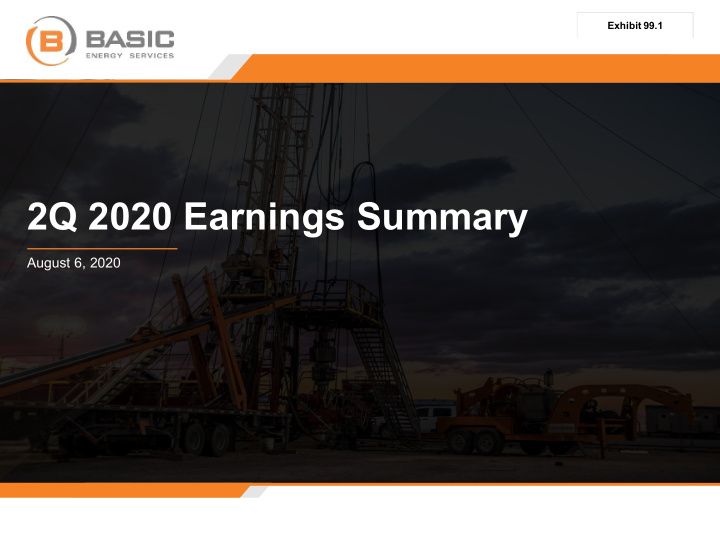2q 2020 earnings summary