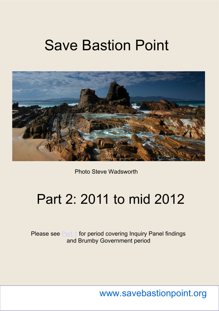 save bastion point
