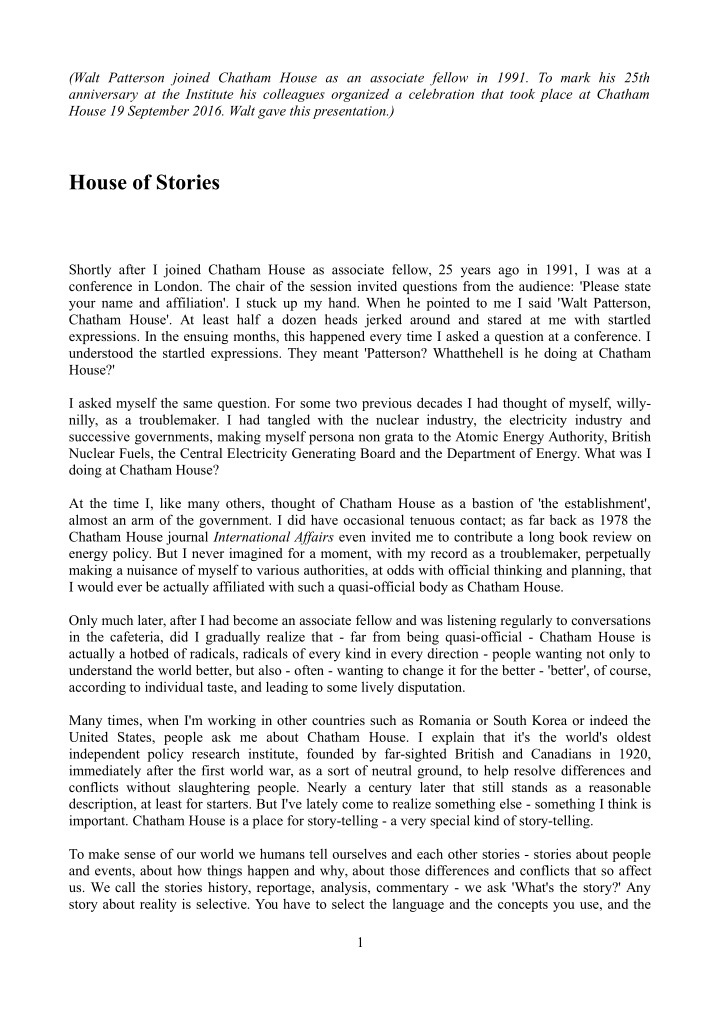 house of stories