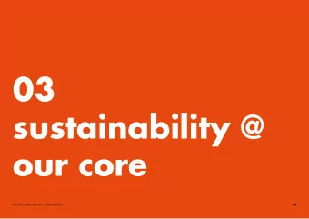 03  sustainability @  our core  26  RBG TAC OSM  BATCH 1 PRESENTATION  03.01  sustainable
