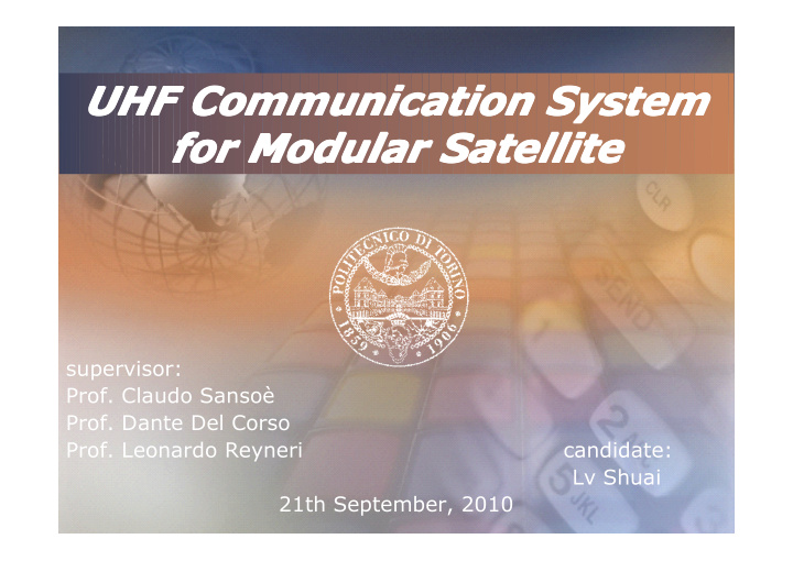 uhf communication system uhf communication system uhf