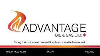 St  Strong Fou  Foundations and Fin  Financia  ial  l Dis  iscip  ipli  line in  in a Vol  olati