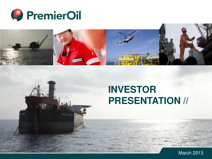 investor presentation