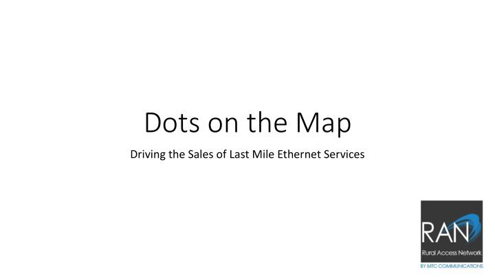 dots on the map