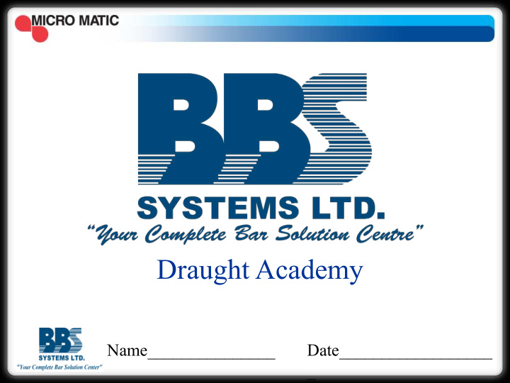 draught academy