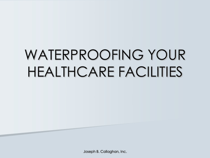 healthcare facilities