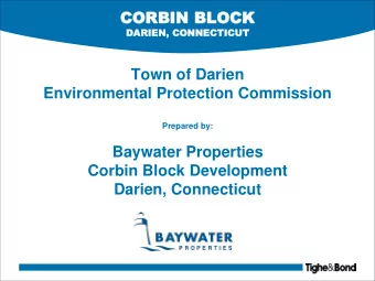 CO  CORB  RBIN  IN BLO  BLOCK  CK  DA  DARIEN, CONNECTICUT  RIEN, CONNECTICUT  Town of Darien