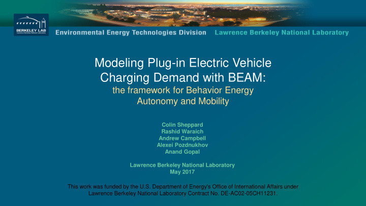 modeling plug in electric vehicle