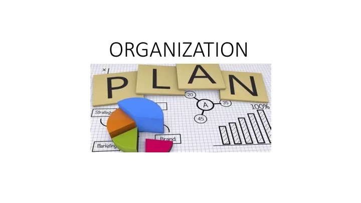 organization whether you re a panster or a