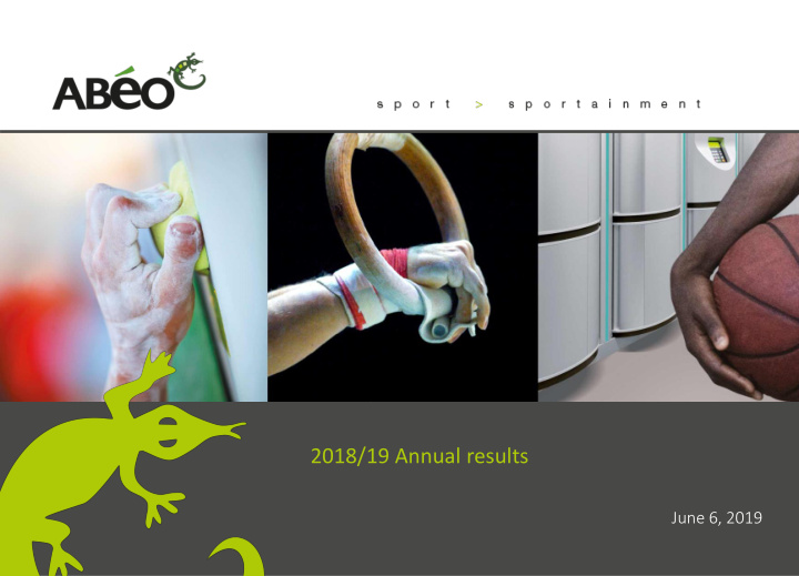 2018 19 annual results