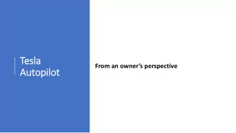 Te  Tesla  From an owners perspective  Autop  opilot  ot  I responded to a Facebook post