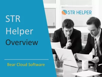Helper  Overview  Bear Cloud Software  B E A R  C L O U D  S O F T W A R E  Survey  Listing Report