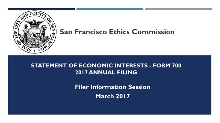 san francisco ethics commission