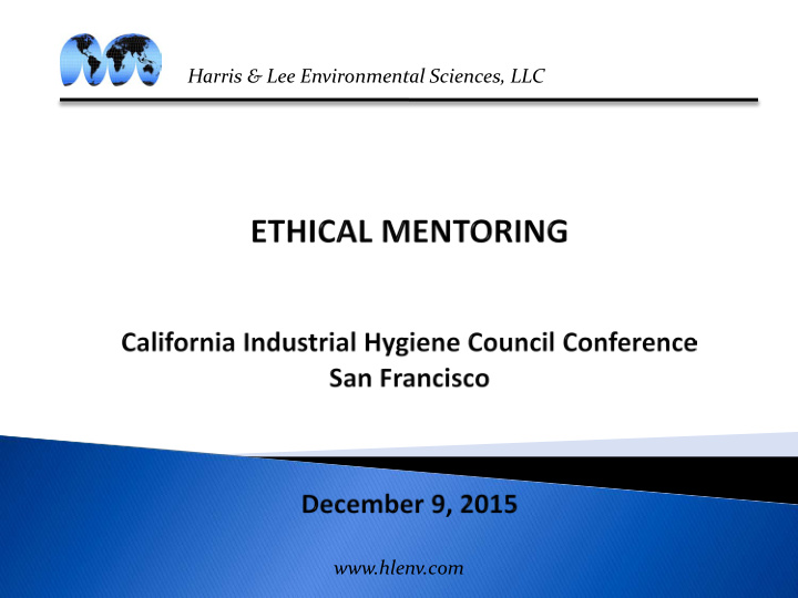 harris lee environmental sciences llc hlenv com mentoring