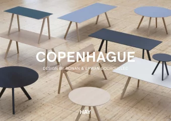 COPENHAGUE  DESIGN BY RONAN &amp; ERWAN BOUROULLEC  12/11/19   COPENHAGUE   COPENHAGUE