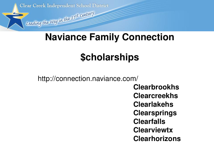 naviance family connection