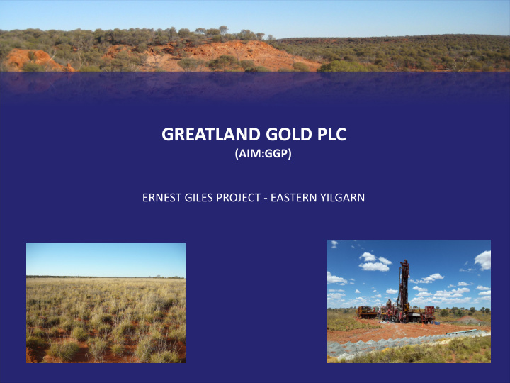 greatland gold plc