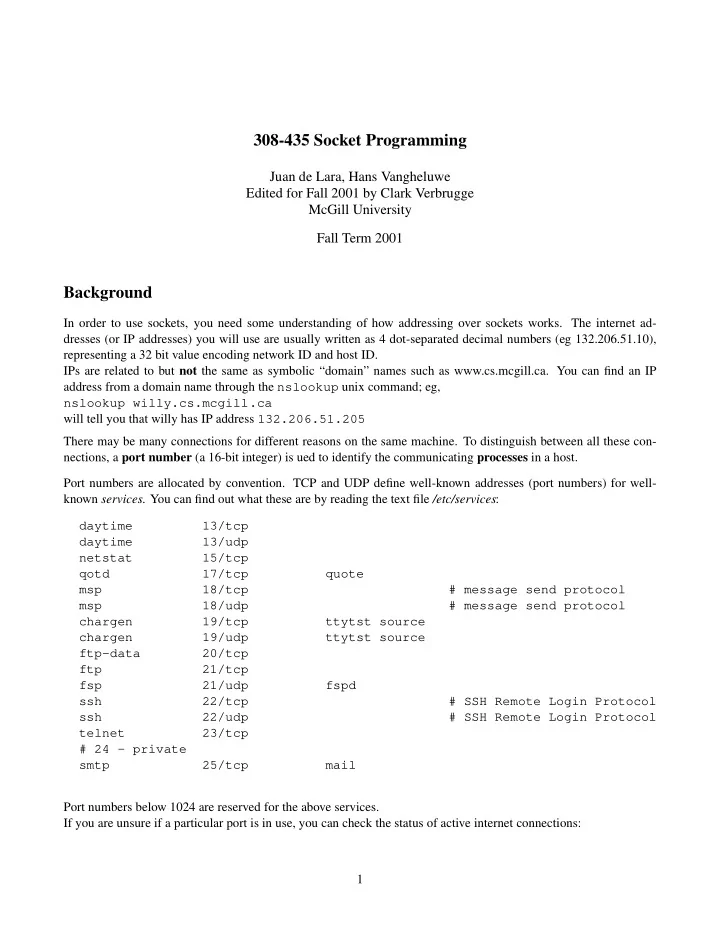 308 435 socket programming