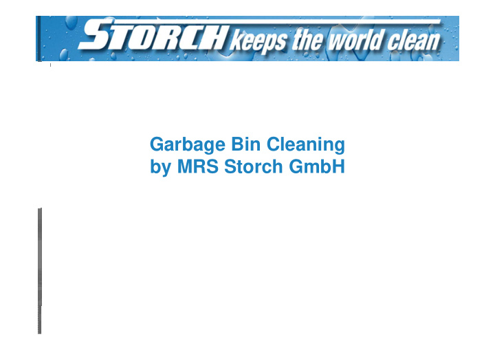 garbage bin cleaning by mrs storch gmbh