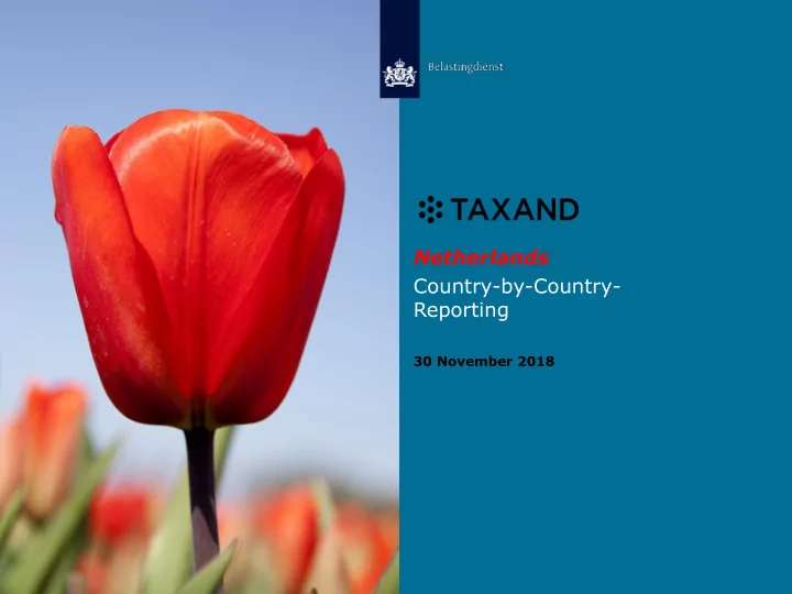 netherlands country by country reporting