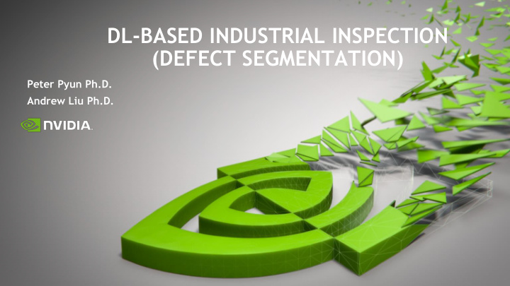 defect segmentation