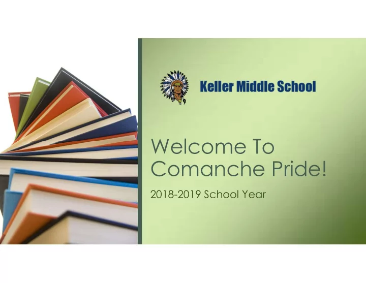 welcome to comanche pride