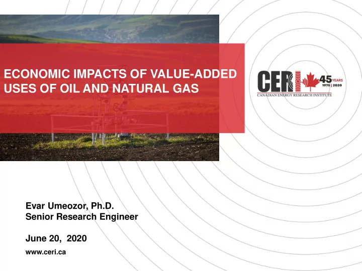 economic impacts of value added