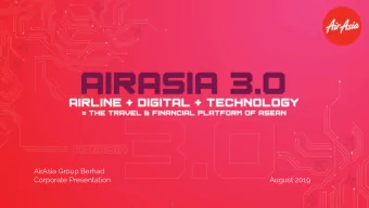 AirAsia Group Berhad  Corporate Presentation