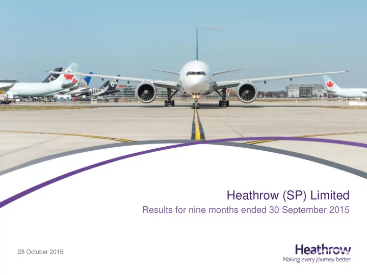heathrow sp limited