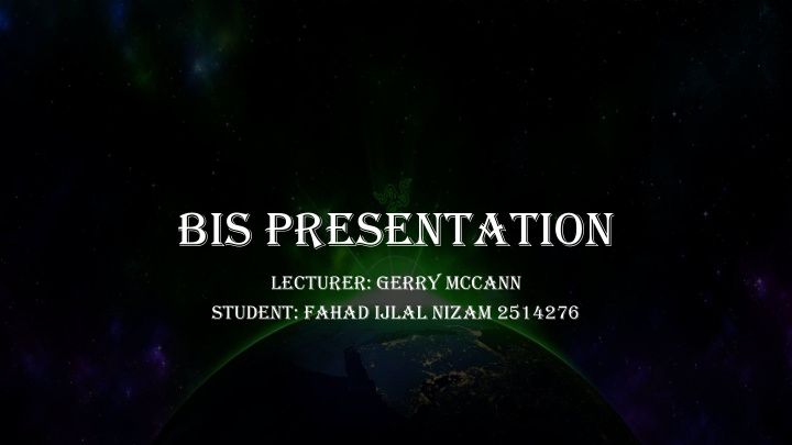 bis presentation