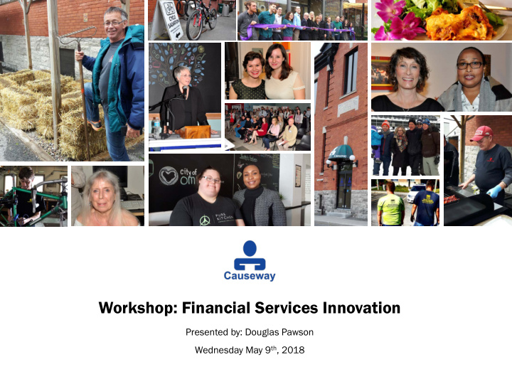 workshop financial services innovation