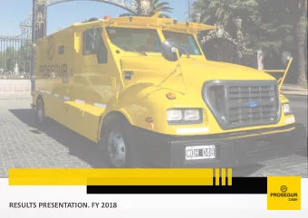 RESULTS PRESENTATION. FY 2018  Cash in the media  Relevant news  Cash payment limit proposed by