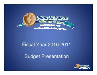 Fiscal Year 2010-2011  Budget Presentation  Introduction  Change  Adaptability  Proactive