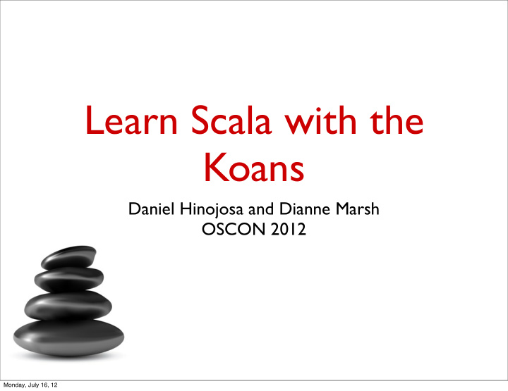learn scala with the koans